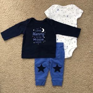 Carters 3-piece Little Characters Outfit